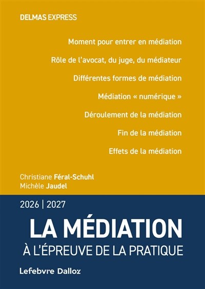Front cover_La m&eacute;diation &agrave; l'&eacute;preuve de la pratique