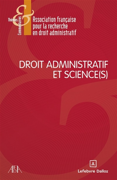 Couverture_Droit administratif et science(s)