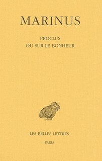 Couverture_Proclus ou sur le bonheur