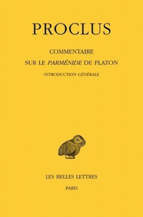 Comment. Parménide Platon, t. I, 2v: Introduction général et livre 1