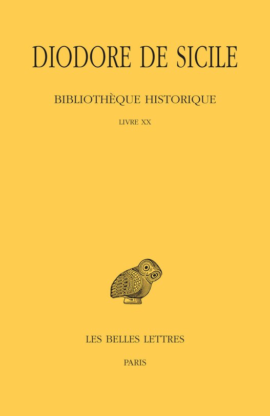 Front cover_Bibliothèque historique, Vol. 15. Livre XX