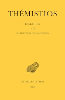 Front cover_Discours I-IV : les héritiers de Constantin