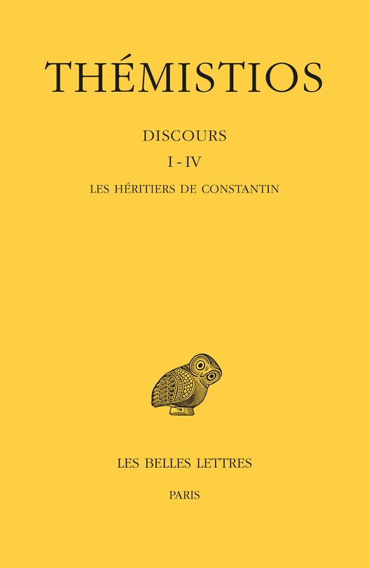 Front cover_Discours I-IV : les héritiers de Constantin