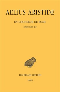 Couverture_En l'honneur de Rome