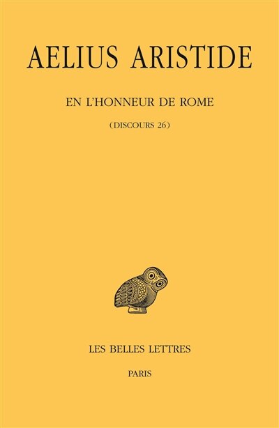 Couverture_En l'honneur de Rome