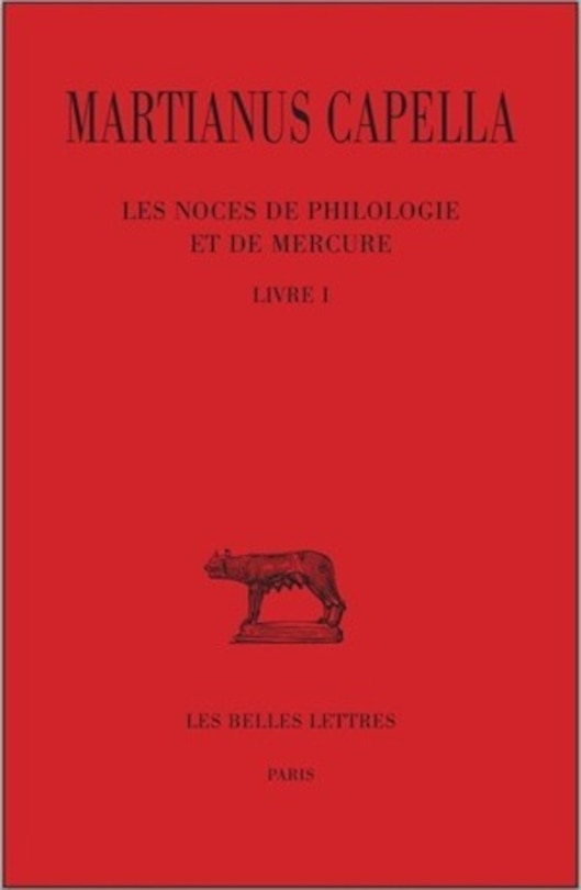 Front cover_Les noces de Philologie et de Mercure, Vol. 1. Livre I