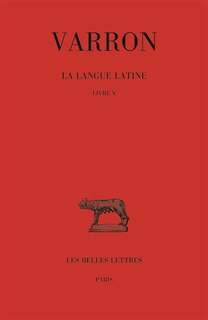 Couverture_La langue latine, Vol. 10