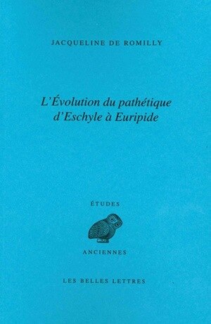 Front cover_L'Evolution du pathétique d'Eschyle à Euripide
