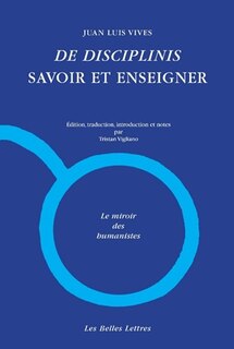 Front cover_De disciplinis = Savoir et enseigner