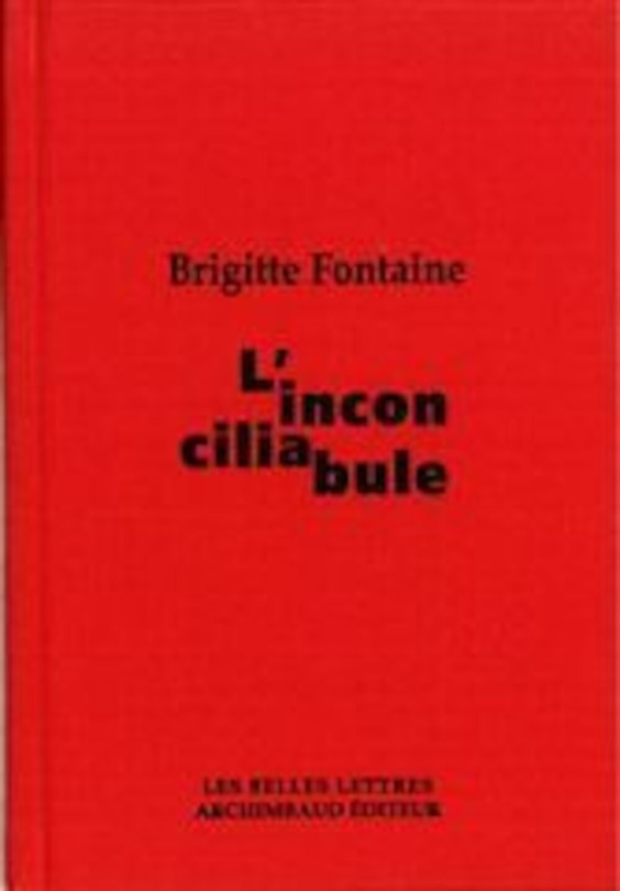 Front cover_L' inconciliabule
