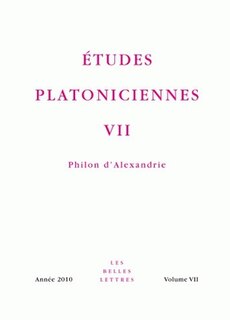 Front cover_Etudes platoniciennes, n°7. Philon d'Alexandrie