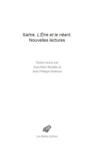 Front cover_Sartre, L'être et le néant
