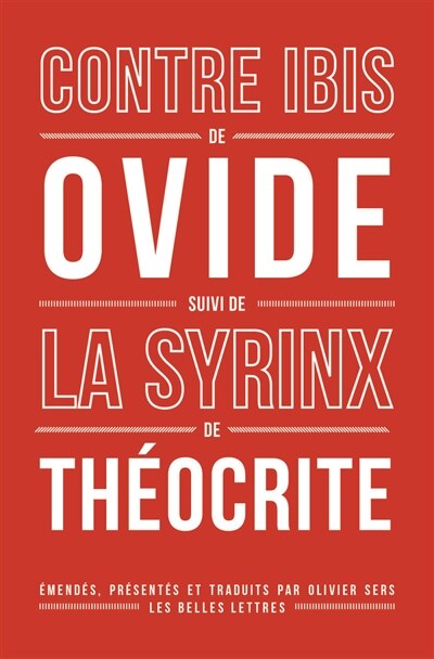 Couverture_Contre Ibis ; La Syrinx