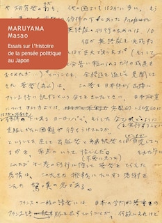 Couverture_Essais sur l'histoire de la pensée politique au Japon