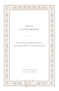 Front cover_Dante et l'averroïsme