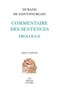 Front cover_Commentaire des Sentences : prologue