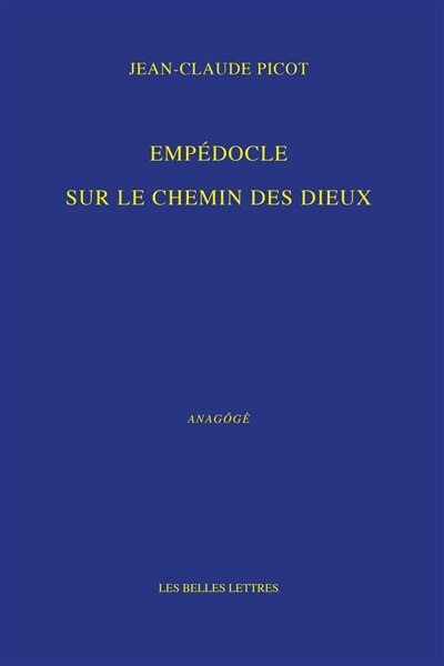Front cover_Empédocle sur le chemin des dieux