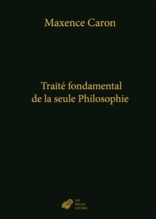 Front cover_Traité fondamental de la seule philosophie