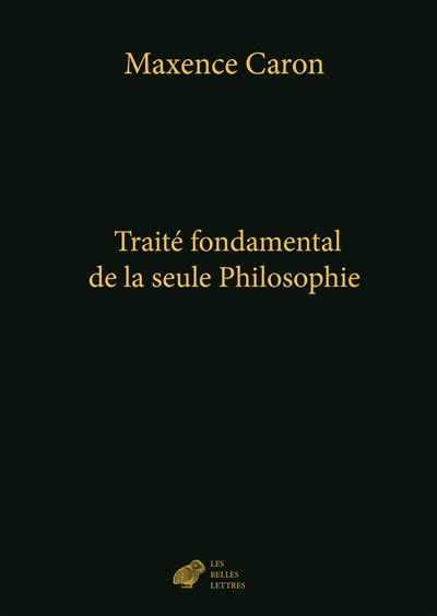 Front cover_Traité fondamental de la seule philosophie