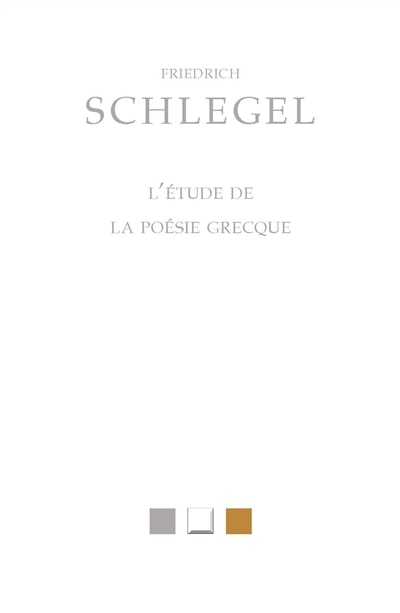 Front cover_L'étude de la poésie grecque