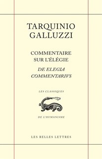 Front cover_Commentaire sur l'élégie