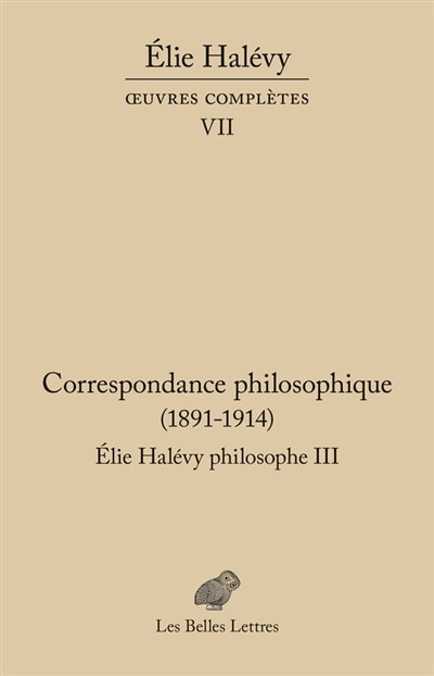 Front cover_Correspondance philosophique (1891-1914)