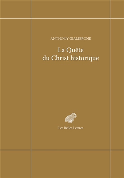 Couverture_La quête du Christ historique