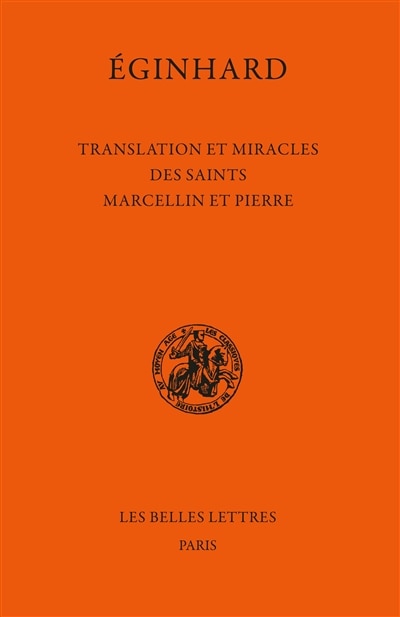 Front cover_Translation et miracles des saints Marcellin et Pierre