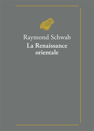 Front cover_La renaissance orientale