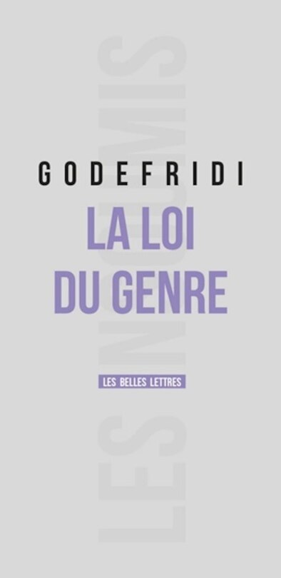 Couverture_La loi du genre