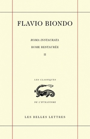 Front cover_Rome restaurée = Roma instaurata, Vol. 2. Livre II et III = Libri II et III