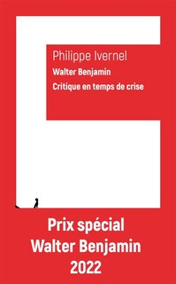Front cover_Walter Benjamin : critique en temps de crise