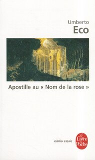 Couverture_APOSTILLE AU NOM DE LA ROSE