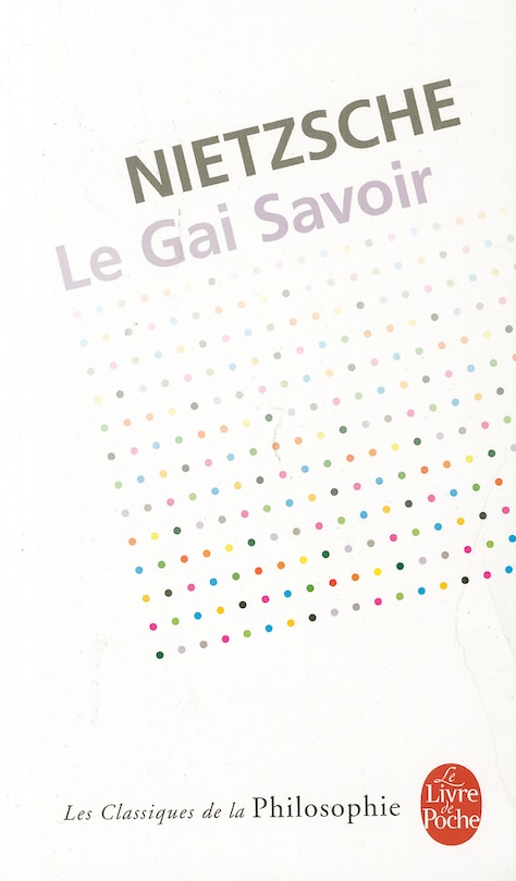 Front cover_Le gai savoir