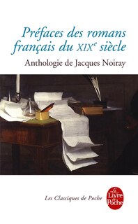 Couverture_Pr&eacute;faces des romans fran&ccedil;ais du XIXe si&egrave;cle