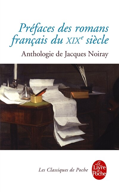 Couverture_Pr&eacute;faces des romans fran&ccedil;ais du XIXe si&egrave;cle