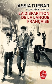 Front cover_La disparition de la langue française