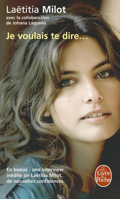 Front cover_Je Voulais Te Dire ...