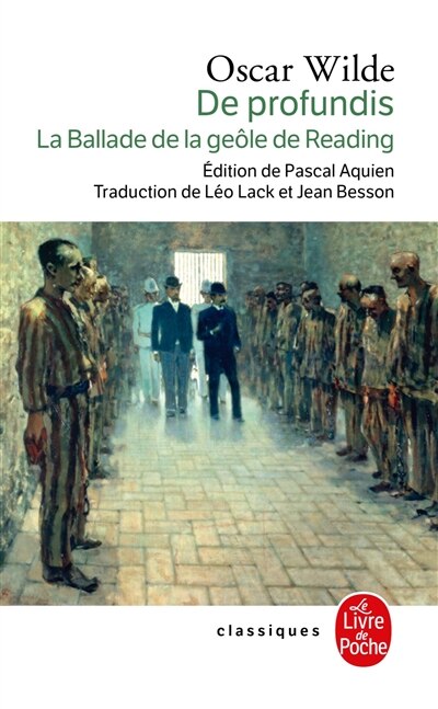 Front cover_De profundis ; La ballade de la geôle de Reading ; L'artiste en prison
