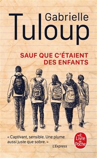 Couverture_Sauf que c'&eacute;taient des enfants