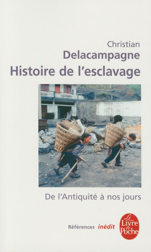 Couverture_Histoire de l'esclavage