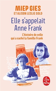 Front cover_ELLE S'APPELAIT ANNE FRANK