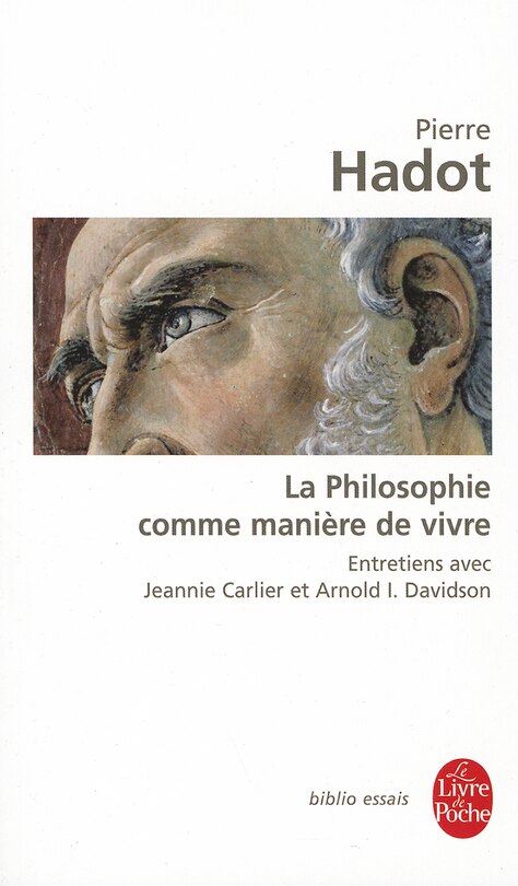 Front cover_La philosophie comme manière de vivre