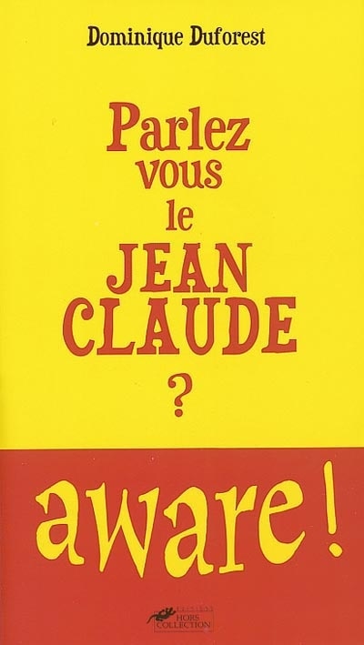 Front cover_Parlez-vous le Jean-Claude ?