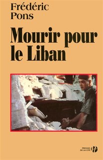 Front cover_Mourir pour le Liban