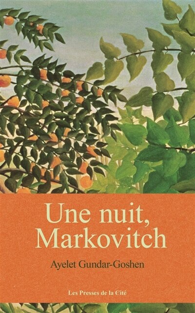 Front cover_Une nuit, Markovitch