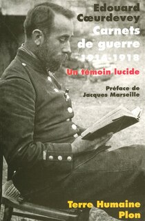 Couverture_Carnets de guerre, 1914-1918 : un témoin lucide