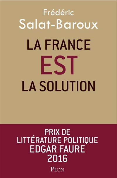 Front cover_La France est la solution