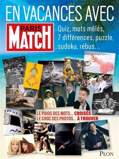 Couverture_En vacances avec Paris Match