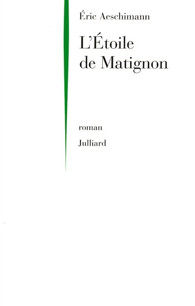 Couverture_L'étoile de Matignon